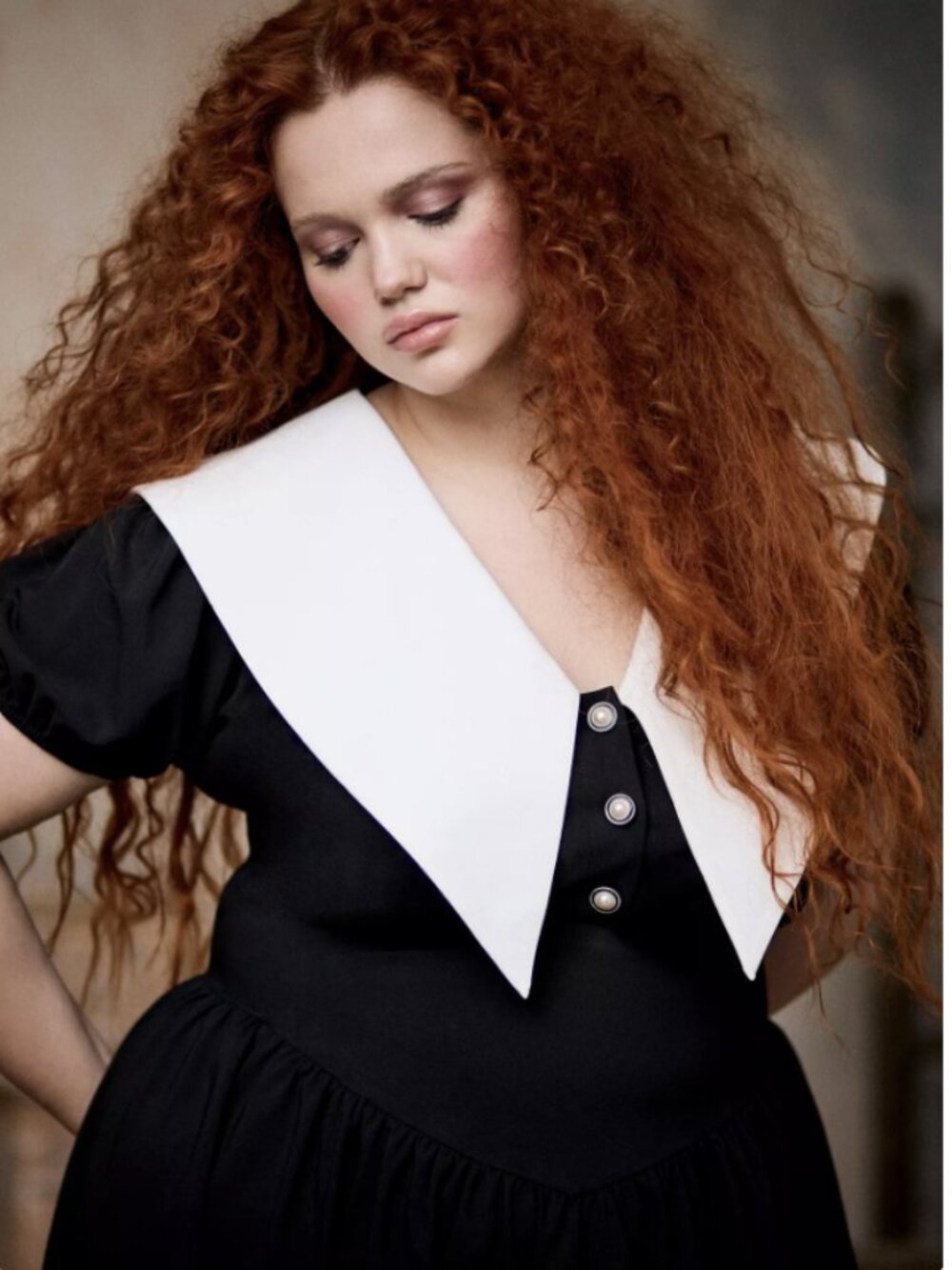 Torrid- Nightfall Collared Mini Dress - Picture 2 of 6